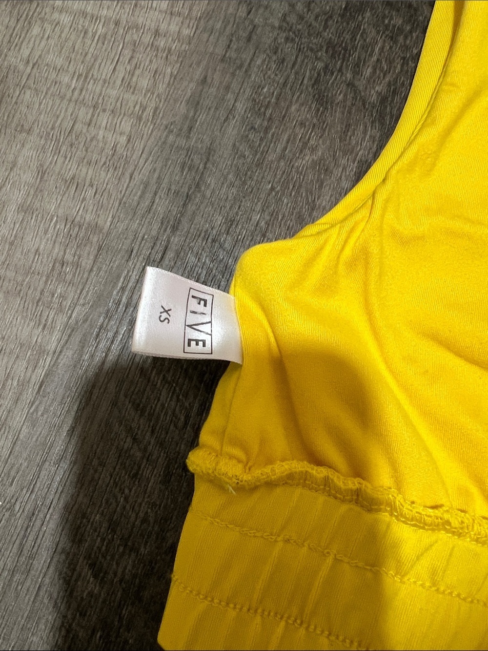 Five the label dancewear yellow bra size women’s XS - Picture 5 of 5